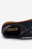 Žemi vyriški sportbačiai Eco Leather Big Star NN174284 Black