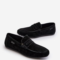 Vyriški zomšiniai mokasinai Big Star NN174224 Black