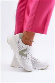 Moteriški odiniai lengvi sportiniai bateliai Smėlio spalvos Eleonori