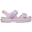 Crocs Crocband Cruiser vaikiški sandalai rožinės spalvos