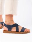 Moteriški suvarstomi sandalai mėlynos spalvos
