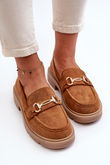 Mokasinai Eco Suede Camel Lighas