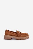 Mokasinai Eco Suede Camel Lighas