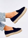 RIGOIS BLACK ažūrinės espadrilės