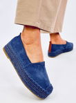 Espadrilės stambiu padu POULAIN BLUE