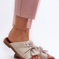 Women's Flat Sandals in Smėlio spalvos Nelvira (BSB31466)