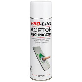 Techninis acetonas 100 % purškalas PRO-LINE purškalas 500ml