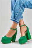 Žali Libby aukštakulniai sandalai