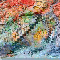 Tapyba pagal skaičius Pavasario atspindys 40x50 cm