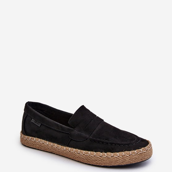 eko zomšos espadrilės Big Star“ juodos spalvos (BSB31520)