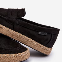 eko zomšos espadrilės Big Star“ juodos spalvos (BSB31520)