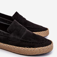 eko zomšos espadrilės Big Star“ juodos spalvos (BSB31520)