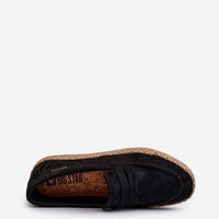 eko zomšos espadrilės Big Star“ juodos spalvos (BSB31520)