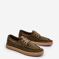 Vyriškos espadrilės khaki spalvos