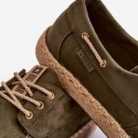 Vyriškos espadrilės khaki spalvos