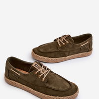 Vyriškos espadrilės khaki spalvos