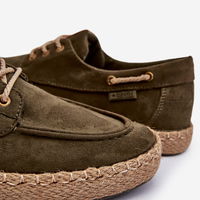 Vyriškos espadrilės khaki spalvos