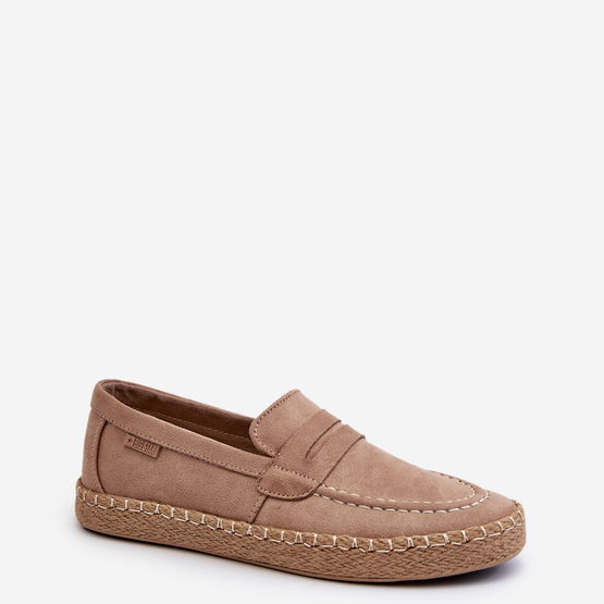 Zomšinės Espadrilės Vyrams Big Star Smėlio Spalvos (BSB31519)