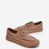 Vyriškos suvarstomos espadrilės Smėlio spalvos