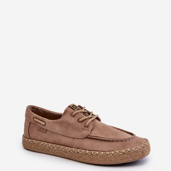 Vyriškos suvarstomos espadrilės Smėlio spalvos