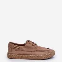 Vyriškos suvarstomos espadrilės Smėlio spalvos