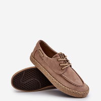 Vyriškos suvarstomos espadrilės Smėlio spalvos