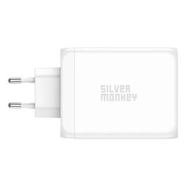 “ SMA154 200W GaN kroviklis 3xUSB A QC 3.0 - baltas