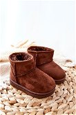 Vaikiški sniego batai rudi