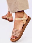 Sandalai boho stiliumi SALINON BEIGE