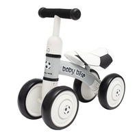 Dviratukas kūdikiams Baby Bike juoda, balta, futbolas 51009