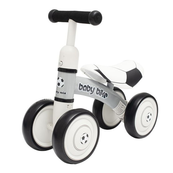 Dviratukas kūdikiams Baby Bike juoda, balta, futbolas 51009
