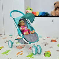 3106 Susie Prestige Mint lėlių vežimėlis