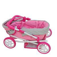 Lėlių vežimėlis Alice Prestige Pink“