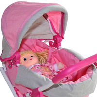 Lėlių vežimėlis Alice Prestige Pink“