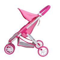 Susie Prestige Pink lėlių vežimėlis