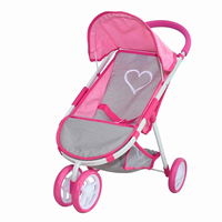 Susie Prestige Pink lėlių vežimėlis