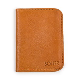 Rudos odos piniginė / paso dėklas SOLIER SW07 (MRL57631)