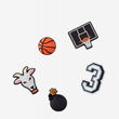 prisegamos dekoracijos Jibbitz™ Basketball Star 5 Pack 10009750