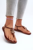 Moteriškos basutės šlepetės 83507 Ipanema Class Blown Up Sandal Fem Brown