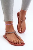 Moteriškos šlepetės Flip Flops“ su brokatu 26914 Ipanema Class Brilha Fem Coral“