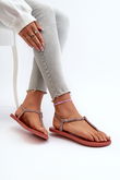 Moteriškos šlepetės Flip Flops“ su brokatu 26914 Ipanema Class Brilha Fem Coral“