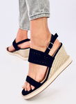 platforminiai espadrilės sandalai