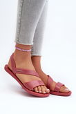 Moteriškos basutės su brokatiniu raštu Ipanema Vibe Sandal Fem Pink