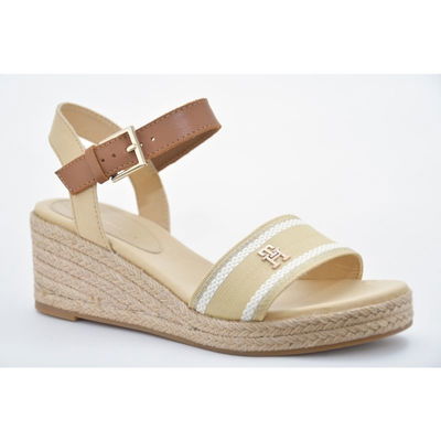 Tommy Hilfiger Webbing Wedge Sandal W FW0FW08044ACR basutės