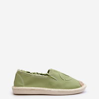 Klasikinės moteriškos espadrilės žalios spalvos Flaure (BSB32106)