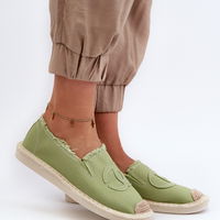 Klasikinės moteriškos espadrilės žalios spalvos Flaure (BSB32106)