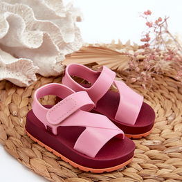 Vaikiški sandaliukay su velcro ZAXY LL385001 Rožiniai (BSB32020)