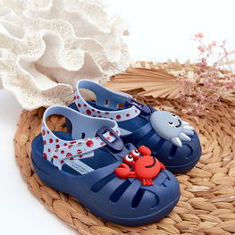 Vaikiškos basutės su Velcro 83486 Ipanema Summer XIII Baby Pink (BSB32153)