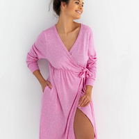 Pinky Pink chalatas