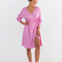 Pinky Pink chalatas